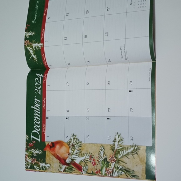 2/$20 2024 Monthly Planner Thoughts & Inspirations Boys Town - Picture 14 of 16